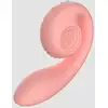 Image de Vibromasseur Snail Gizi Double stimulation point G et clitoris - Rose