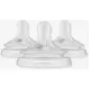 Image de Pack de trois tétines Natural Response - débits 3,4,5 transparent