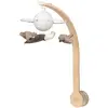Image de Mobile Pour Bébé En Bois Liva Oie Blanc Blanc