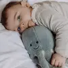 Image de Peluche Musicale Bébé Avec Bruit Blanc Et Minuteur Intégré Bleu-gris