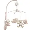 Image de Mobile Musical Animaux Vert D'eau Beige, Rose, Noir