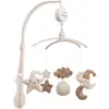 Image de Mobile Musical Animaux Vert D'eau Beige, Marron, Noir