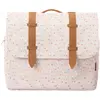 Image de Cartable A4 Maternelle Garden Flowers Rose, Vert D'eau, Blanc