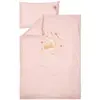 Image de Housse De Couette+oreiller Lit Bébé Blossom (100 X 140 Cm) Rose