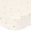 Image de Drap Housse Lit Bébé Forest Treasures (60 X 120 Cm) Blanc, Bleu