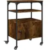 Image de Support d'imprimante à 3 niveaux vidaXL 50x40x76 cm Marron TU 842293