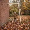 Image de Balançoire En Bois Fixation Murale Pour Jardin Enfant Naturel