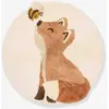 Image de Tapis Renard 110 x 110 cm beige