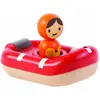 Image de Bateau De Sauvetage Pour Le Bain Rouge