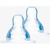 Image de Lot de 2 tétines anatomiques , 4 débits au choix transparent