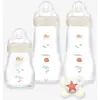 Image de Coffret de biberons en verre beige