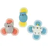 Image de 3 Spinners Sensoriels Animaux Blanc