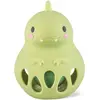 Image de Hochet Et Anneau De Dentition En Silicone Dino Vert