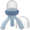 Image de Grignoteuse Bébé Avec Embout Silicone Bleu