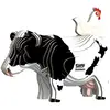 Image de Puzzle 3d - Holstein Vache Black;white