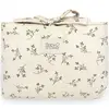 Image de Tapis À Langer Audrey Olive Bloom Canvas Ecru, Vert
