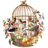Image de Bouquet d'Oiseaux - Puzzle Forme de 750 pièces 750 Pièces Galison