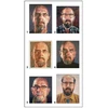 Image de Chuck Close - 12 cubes pour six autoportraits 12 Pièces Pomegranate