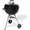 Image de Barbecue a charbon - Weber - Original Kettle - Ø47 cm - Thermometre intégré - Acier émaillé - Clapet d'aération - 6 couverts - Noir
