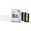 Image de Pack photo StickerPix Print + Cut 72 feuilles Blanc brillant + 2 recharges d'encre Noir et Jaune