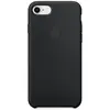 Image de Coque en silicone Noire pour iPhone SE 2022 / 2020 et 8 / 7