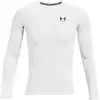 Image de Under Armour Baselayer Hg Comp Longsleeve Sous-vêtements À Manches Longues Blanc C100 Hommes