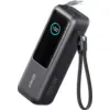Image de PowerBank Anker (25K, 165 W, câble intégré + câble rétractable) Space Black