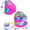 Image de Polly Pocket-La Famille des Paresseux-Coffret 2 en 1, jouet de voyage HRD40