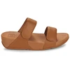 Image de Sandales compensées FitFlop  Lulu Adjustable Leather Slides