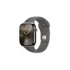 Image de Apple Watch Series 10 GPS + Cellular 46mm Boîtier en Titane Naturel avec Bracelet Sport Gris Minéral - M/L