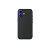 Image de Coque en silicone avec MagSafe pour iPhone 16 - Noir