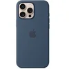 Image de Coque en silicone avec MagSafe pour iPhone 16 Pro Max - Denim