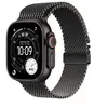 Image de Watch Ultra 3 GPS + Cellular 49mm Boitier en Titane Noir avec Bracelet Milanais Titane Noir - Small