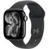 Image de Watch Series 11 GPS 42mm Boitier en Aluminium Noir de Jais avec Bracelet Sport Noir - M/L