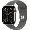 Image de Watch Series 11 GPS + Cellular 42mm Boitier en Titane Naturel avec Bracelett Sport Gris Minéral - M/L