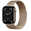 Image de Watch Series 11 GPS + Cellular 46mm Boitier en Titane Or avec Boucle Milanaise Or - M/L