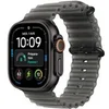 Image de Watch Ultra 4 GPS + Cellular 49 mm Boîtier en titane Noir avec Bracelet Océan Noir translucide