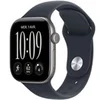 Image de Watch Series 12 GPS + Cellular 46 mm Boîtier en aluminium Gris sidéral avec Bracelet Sport Bleu marine - M/L