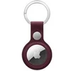 Image de Porte-clés en tissage fin Bordeaux pour AirTag