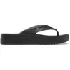 Image de Crocs Baya Platform Tongs Femmes Black 38 208395-001-W8