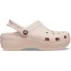 Image de Crocs Classic Platform Sabots Femmes Quartz 34 206750-6UR-W5