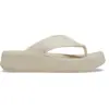Image de Crocs Getaway Platform Tongs Femmes Stucco 38 209410-160-W8