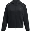 Image de Under Armour Unstoppable Fleece Veste À Casquetteuche Femmes Noir C001 Femmes