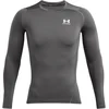 Image de Under Armour Baselayer Hg Comp Longlseeve Sous-vêtements À Manches Longues Gris C025 Hommes