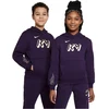 Image de Nike Club Fleece Sweatshirt À Casquetteuche Enfants Violet C585 Enfants
