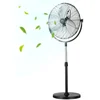 Image de VEVOR Ventilateur sur pied industriel, 425 mm, ventilateur de sol, hauteur réglable de 1150 à 1470 mm, 3 vitesses réglables, débit d'air 4200 CFM, pour chambre à coucher, salon, maison, bureau, noir