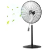 Image de VEVOR Ventilateur sur pied industriel, 688 mm, ventilateur oscillant à 85°, réglables en hauteur, 3 vitesses réglables, débit d'air max. 9100 CFM, pour chambre à coucher, salon, maison, bureau, noir