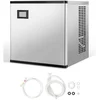 Image de VEVOR Machine à Glaçons Capacité 226,8 kg/24 h Tête Uniquement, Appareil de Préparation de Glaçons avec Fonction Autonettoyage, en Acier Inoxydable, avec Panneau de Commande Intelligent, Cuisine Bar