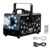 Image de VEVOR Machine à Neige 900 W, Machine à Flocons de Neige Artificielle Portative Suspendue, avec Lumière Ambiante, Télécommande sans Fil, Réservoir 1 L, pour Fêtes de Noël, Effet de Scène, Décoration