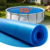 Image de VEVOR Bâche Solaire Piscine Ronde 4,57 m Couverture Solaire Piscine Bâche à Bulles 0,3 mm en Polyéthylène PE Absorption de Chaleur Jour et Rétention Chaleur Nuit pour Piscines Hors Sol Creusées, Bleu